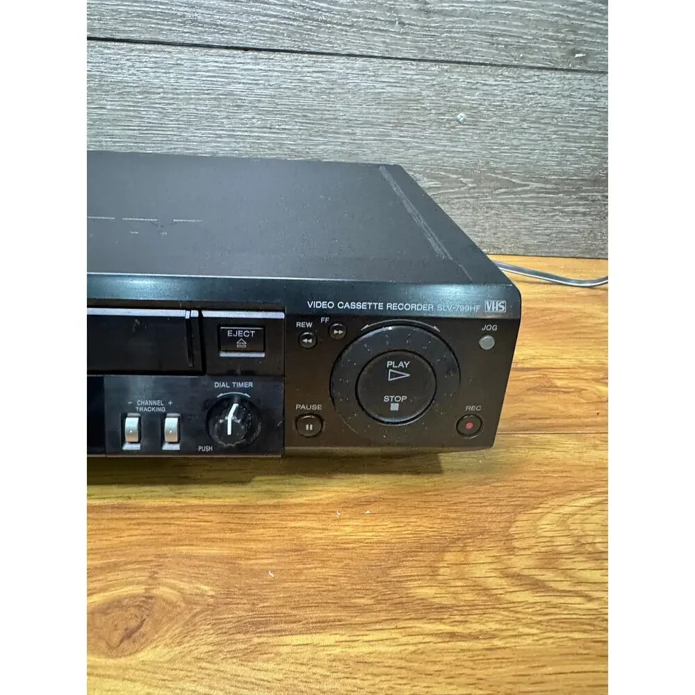 Sony SLV-799 HF VHS VCR Recorder 4-Head HiFi Stereo With Remote~Tested